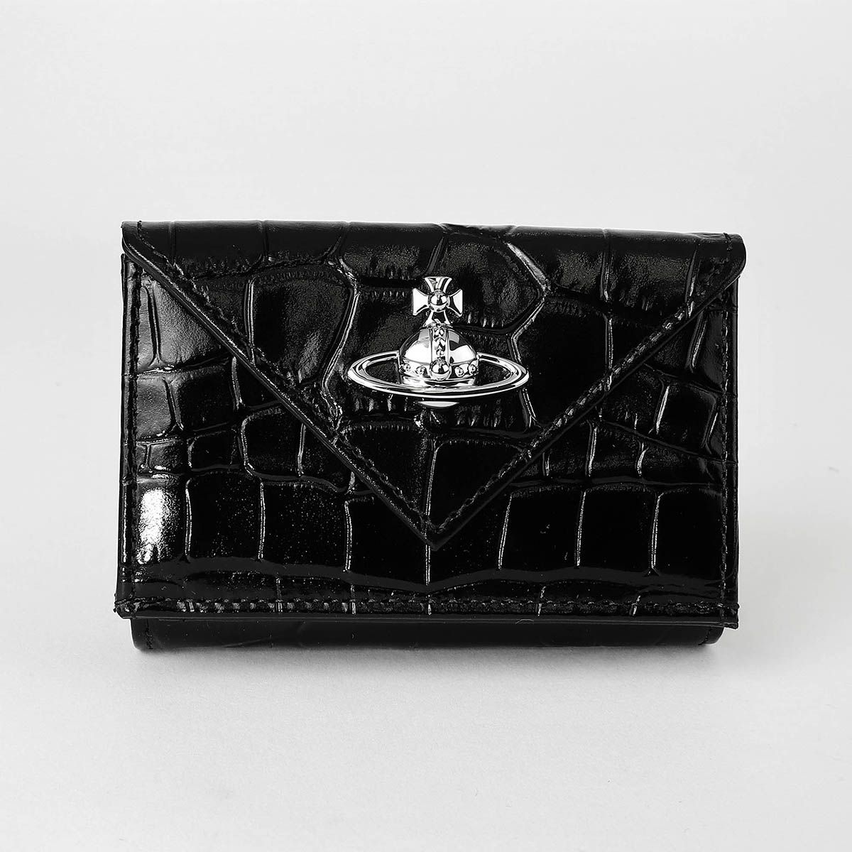 新品 ヴィヴィアン ウエストウッド Vivienne Westwood 3つ折り財布 ブラック