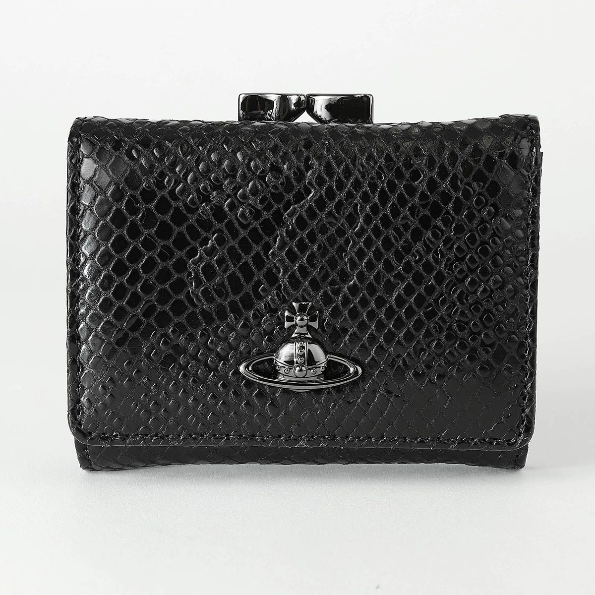 新品 ヴィヴィアン ウエストウッド Vivienne Westwood 3つ折り財布 ブラック