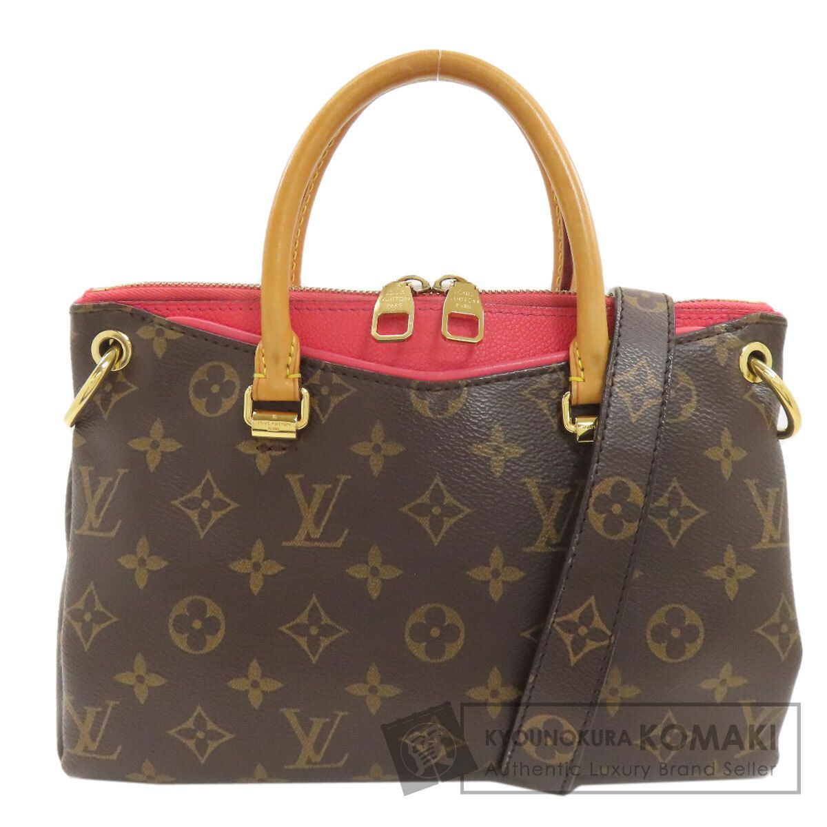 LOUIS VUITTON ルイヴィトン M41734 パラスBB ハンドバッグ モノグラムキャンバス レディース [中古]