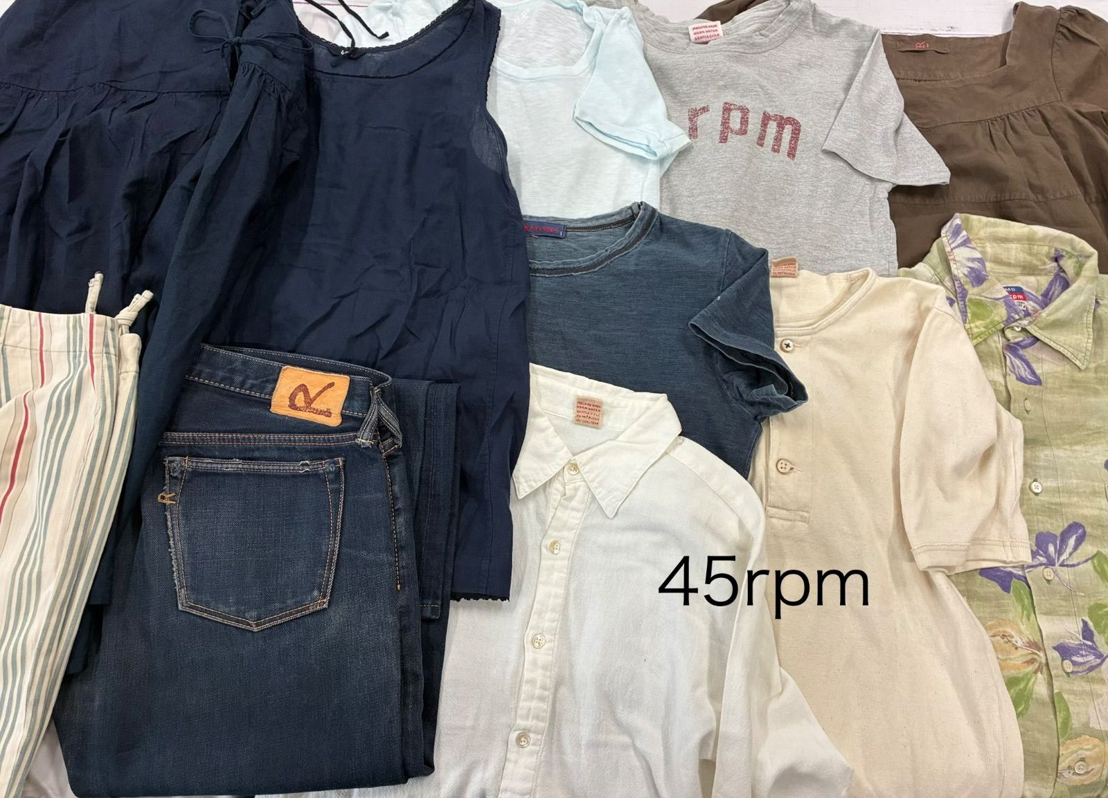 S885◇ 45RPM おまとめ 11点 ワンピース Tシャツ シャツ スカート デニム