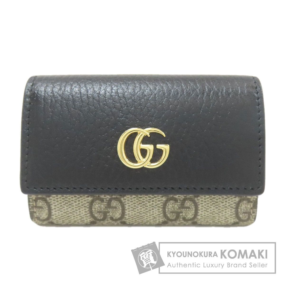 GUCCI グッチ 456118 GGマーモント GGスプリーム キーケース PVC レディース [中古]