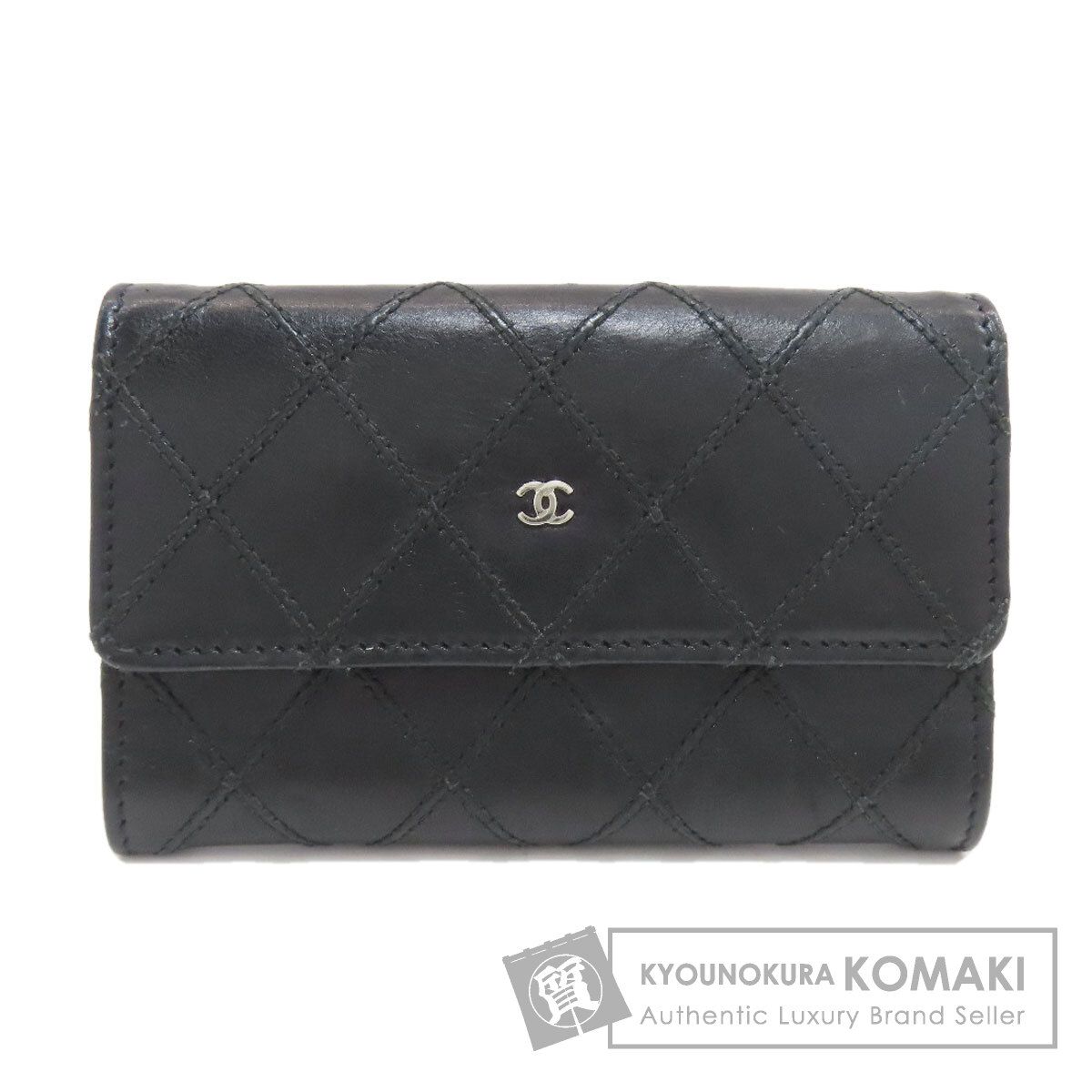 CHANEL シャネル マトラッセ ココマーク カードケース レザー レディース [中古]