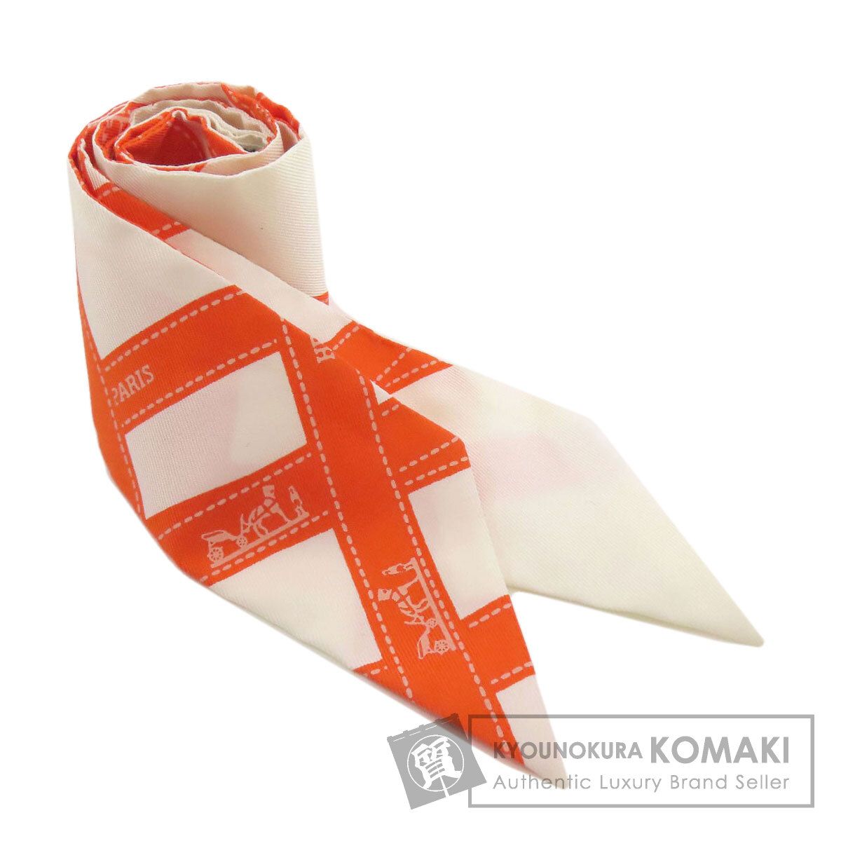 HERMES エルメス ワイキキ限定 ツイリー スカーフ シルク レディース [中古]