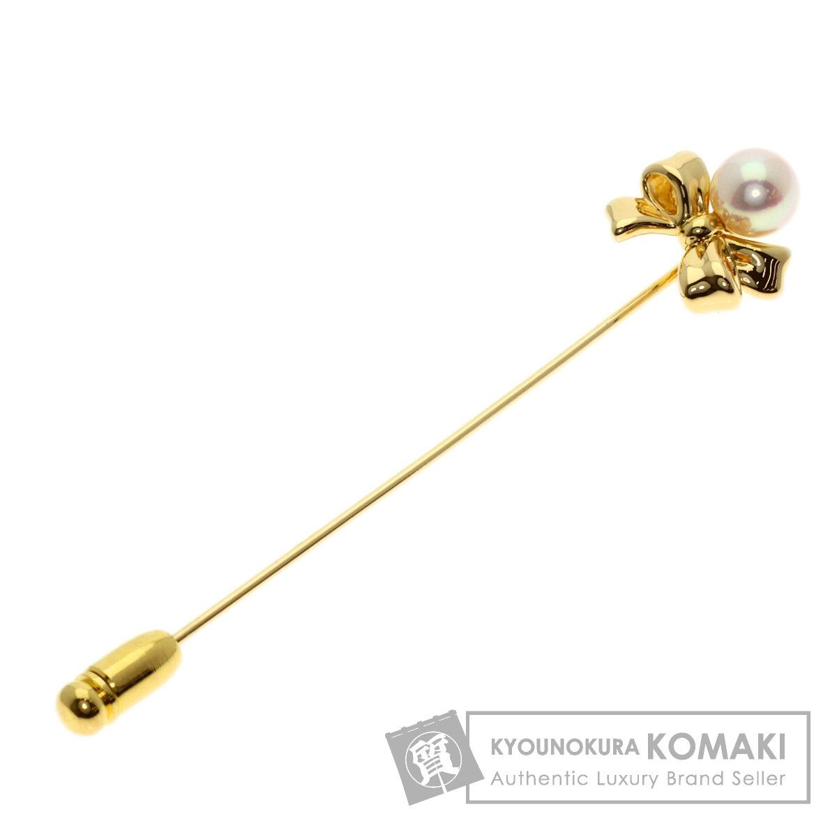 TASAKI タサキ パール 真珠 ブローチ K18YG レディース [中古]