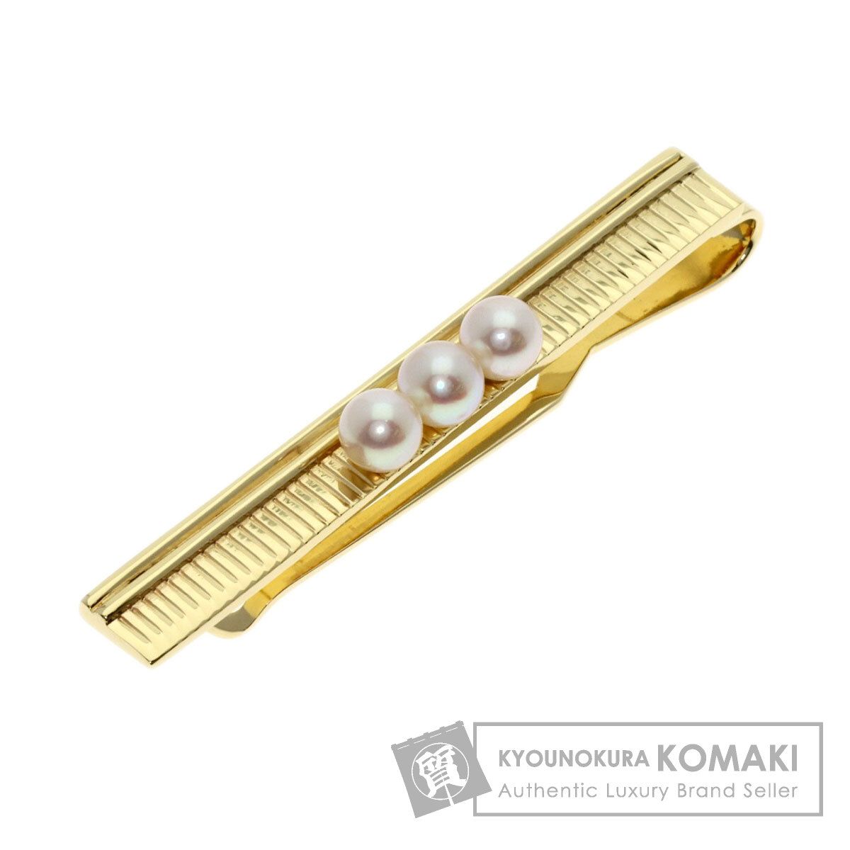 MIKIMOTO ミキモト パール 真珠 タイピン K14YG メンズ [中古]