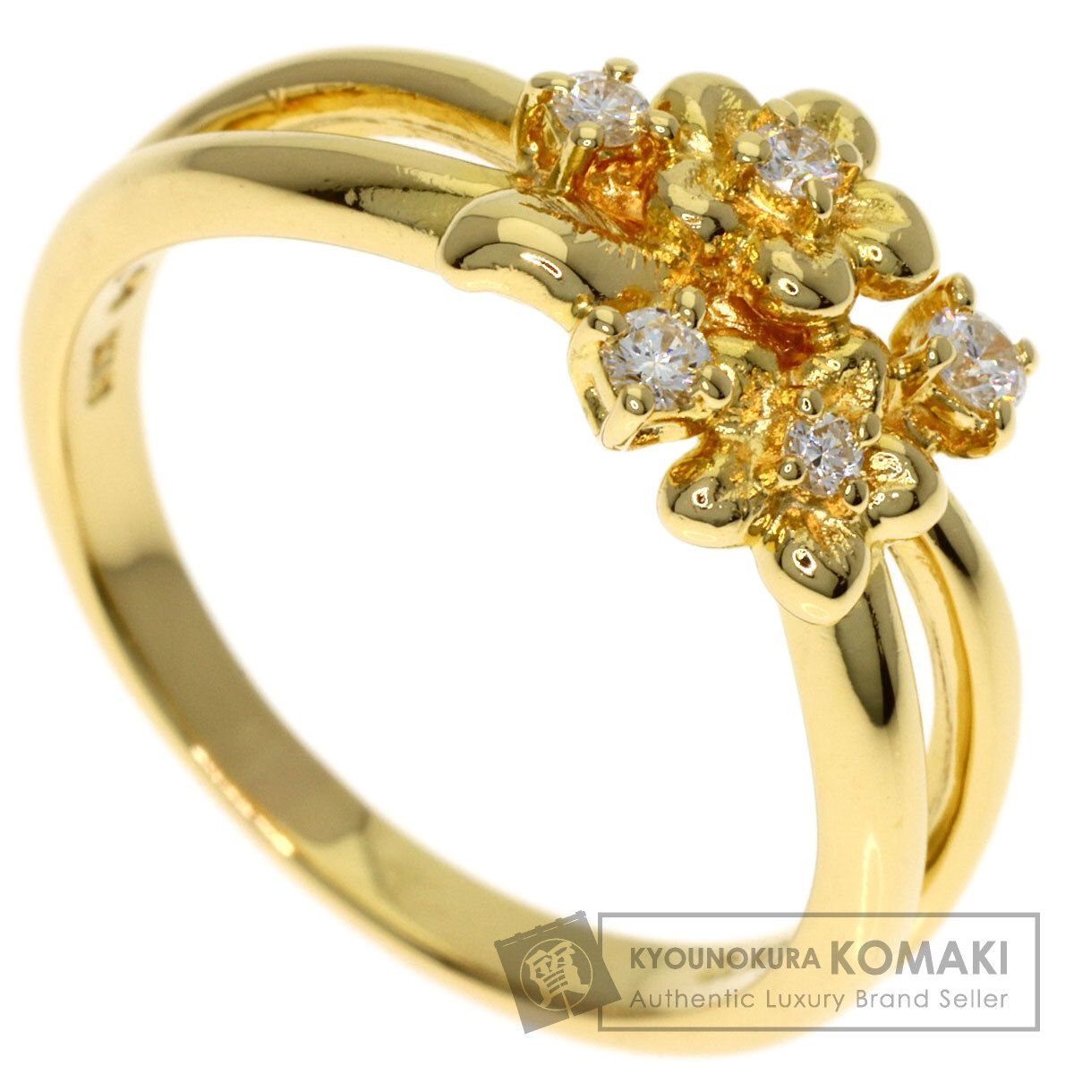 TASAKI タサキ ダイヤモンド リング・指輪 K18YG レディース [中古]