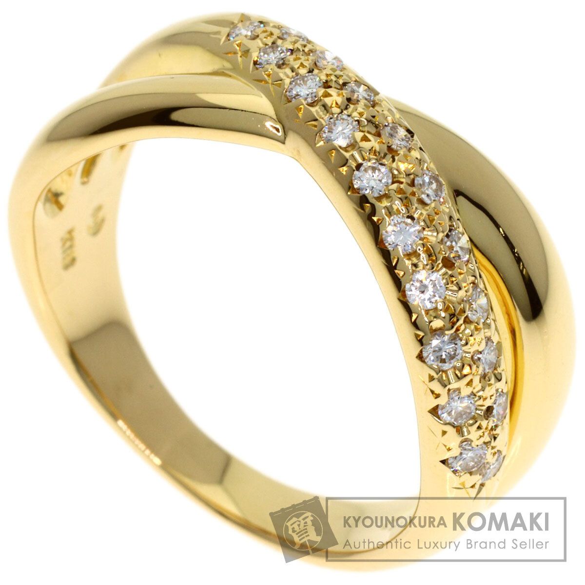 TASAKI タサキ ダイヤモンド リング・指輪 K18YG レディース [中古]