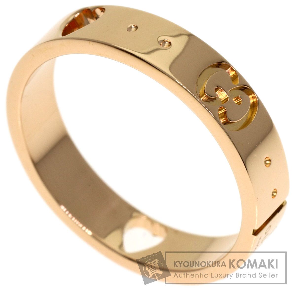 GUCCI グッチ アイコン アモール #9 リング・指輪 K18PG レディース [中古]
