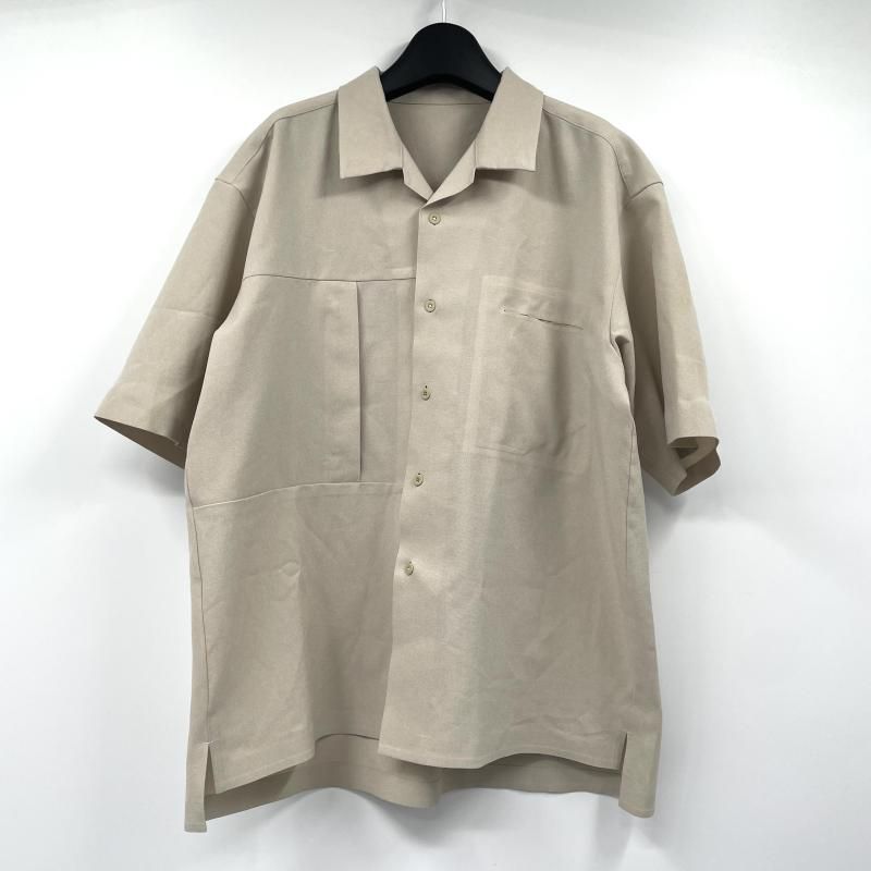【中古】F/CE. x GRAMICCI Performance Line 別注 SEAMLESS OPEN SHIRTS サイズM ベージュ FZG02213M001 半袖 シャツ エフシーイー×グラミチ[17]