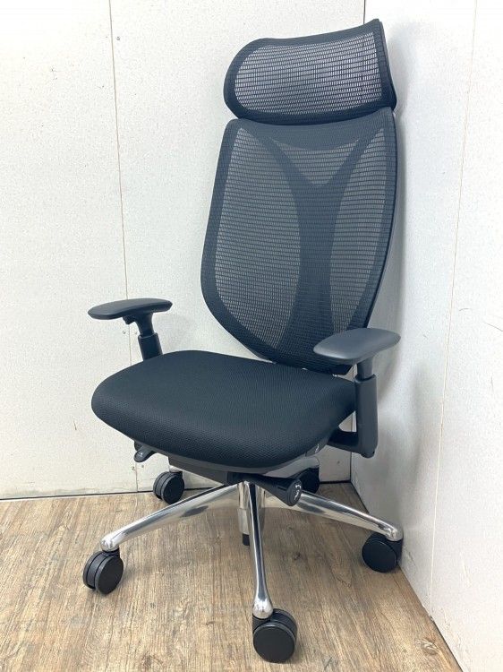 【中古品】オカムラ Sabrina(サブリナ)シリーズ 可動肘サブリナチェア C833BR FSY1 ブラック