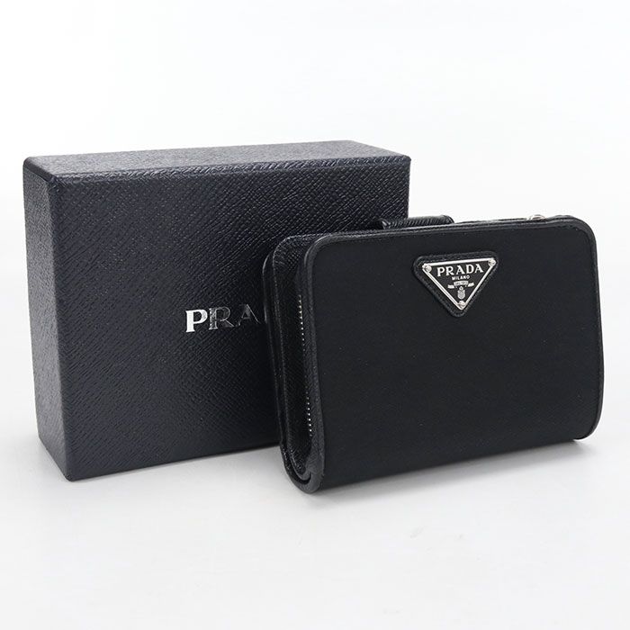 PRADA プラダ 1ML018 二つ折り財布 ナイロン【中古】 レディース