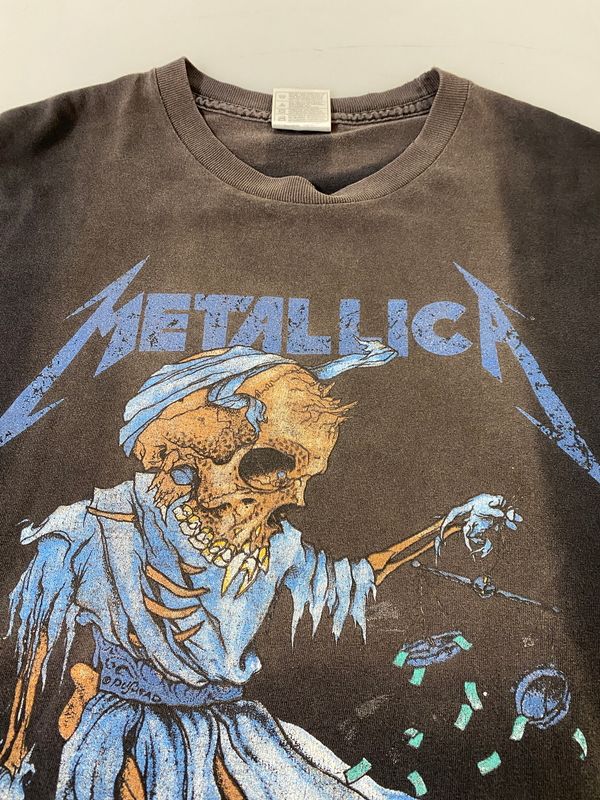 METALLICA メタリカ PUSHEAD 1994 DORIS TEE ショートスリーブTシャツ 半袖Tシャツ トップス 【146-260609-yn-11-min】