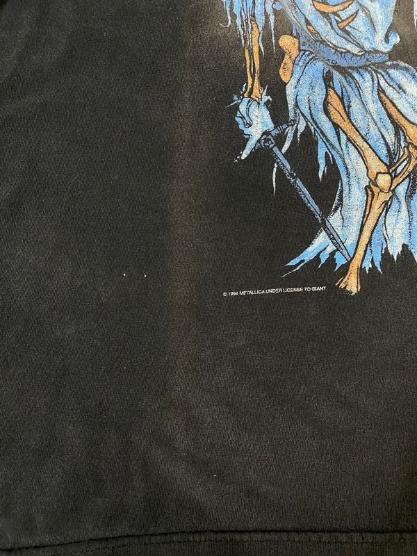 METALLICA メタリカ PUSHEAD 1994 DORIS TEE ショートスリーブTシャツ 半袖Tシャツ トップス 【146-260609-yn-11-min】