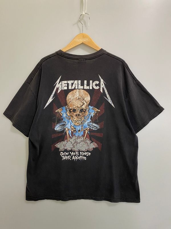 METALLICA メタリカ PUSHEAD 1994 DORIS TEE ショートスリーブTシャツ 半袖Tシャツ トップス 【146-260609-yn-11-min】