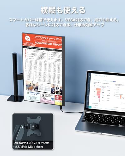 ☆新品☆Yodoit モバイルモニター 自立型 15.6インチ VESA対応 ポータブルモニター 軽量 持ち運び便利 100%sRGB 1080P FHD Tpye-C/mini HDMI スピーカー内蔵 Switch/PS4/PS5/XBO fc05fa1f ☆新品☆Yodoit モバイルモニター 自立型 15.6インチ VESA対応 ポータブルモニター 軽量 持ち運び便利 100%sRGB 1080P FHD Tpye-C/mini HDMI スピーカー内蔵 Switch/PS4/PS5/XBO fc05fa1f