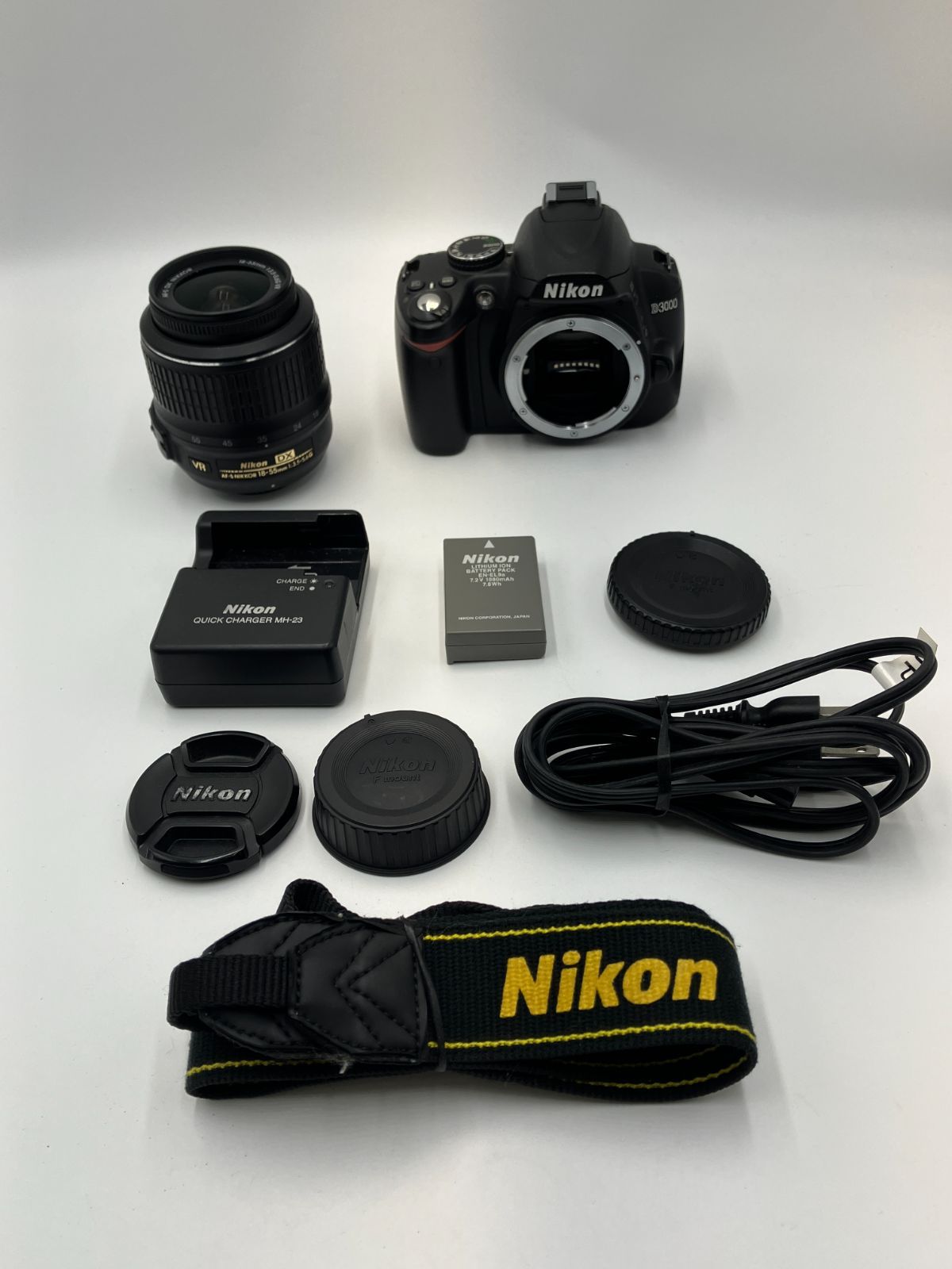 【動作確認済】Nikon D3000 AF-S DX 18-55mm F3.5-5.6G VR レンズキット