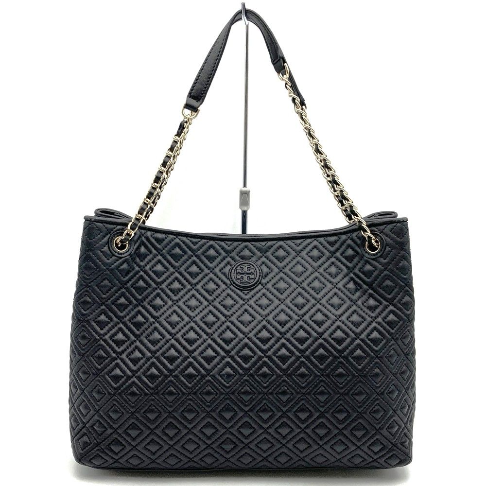 TORY BURCH トリーバーチ トートバッグ ショルダーバッグ チェーン レザー ブラック レディース
