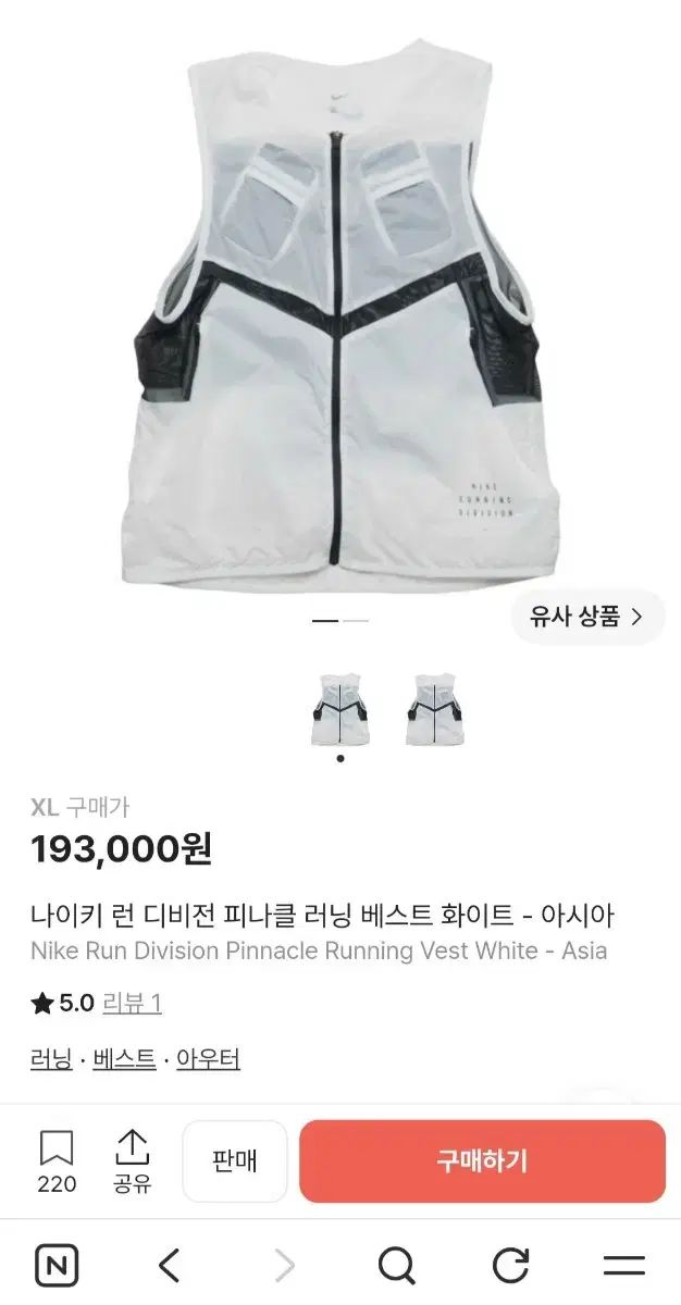 ナイキ 런ディビジョン ピナクル ベスト