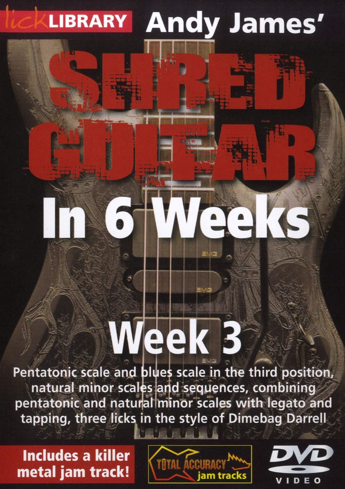 Andy James Shred Guitar in 6 Weeks: Week 3 [DVD]