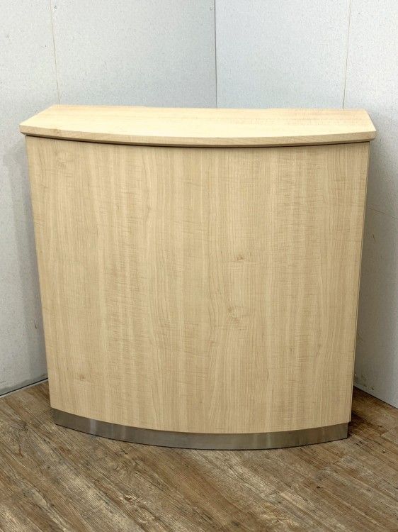 【中古品】 受付カウンター ナチュラル