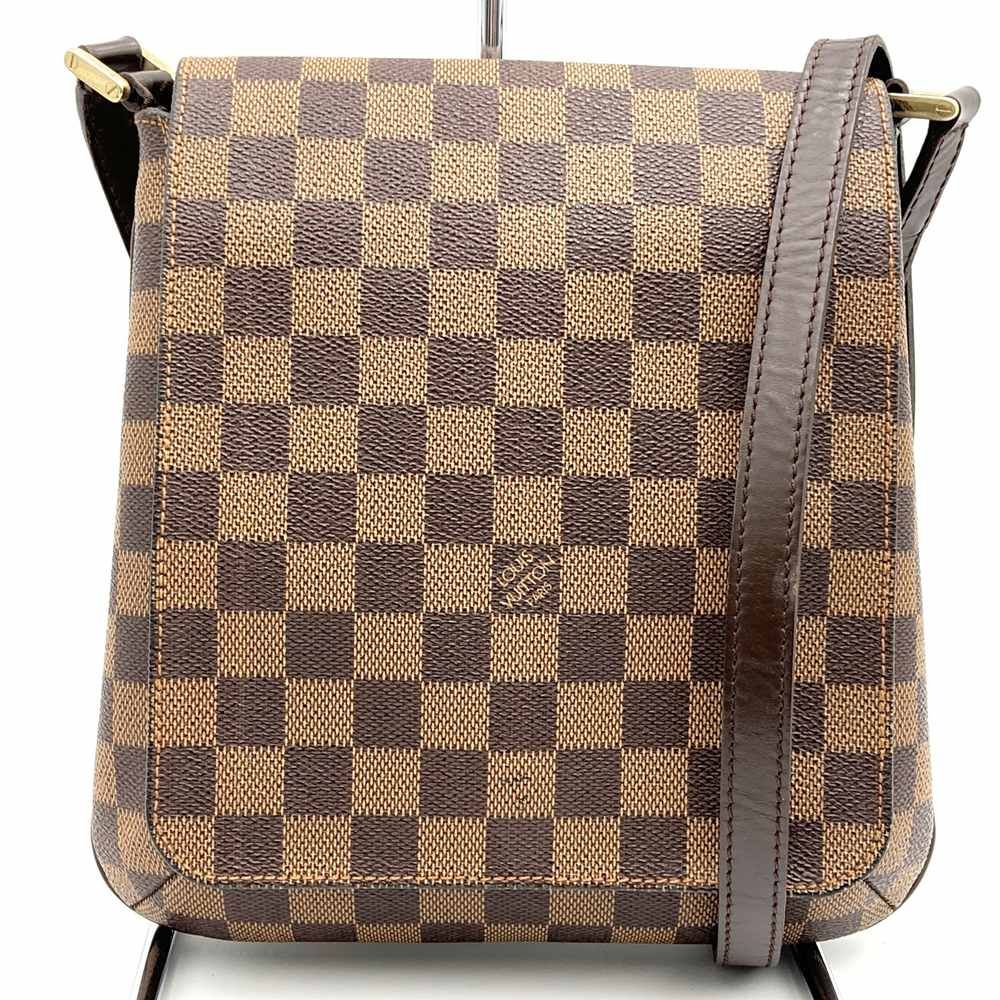 LOUIS VUITTON ルイ・ヴィトン N51300 ミュゼット サルサ ショルダーバッグ ダミエ エベヌ ブラウン レディース