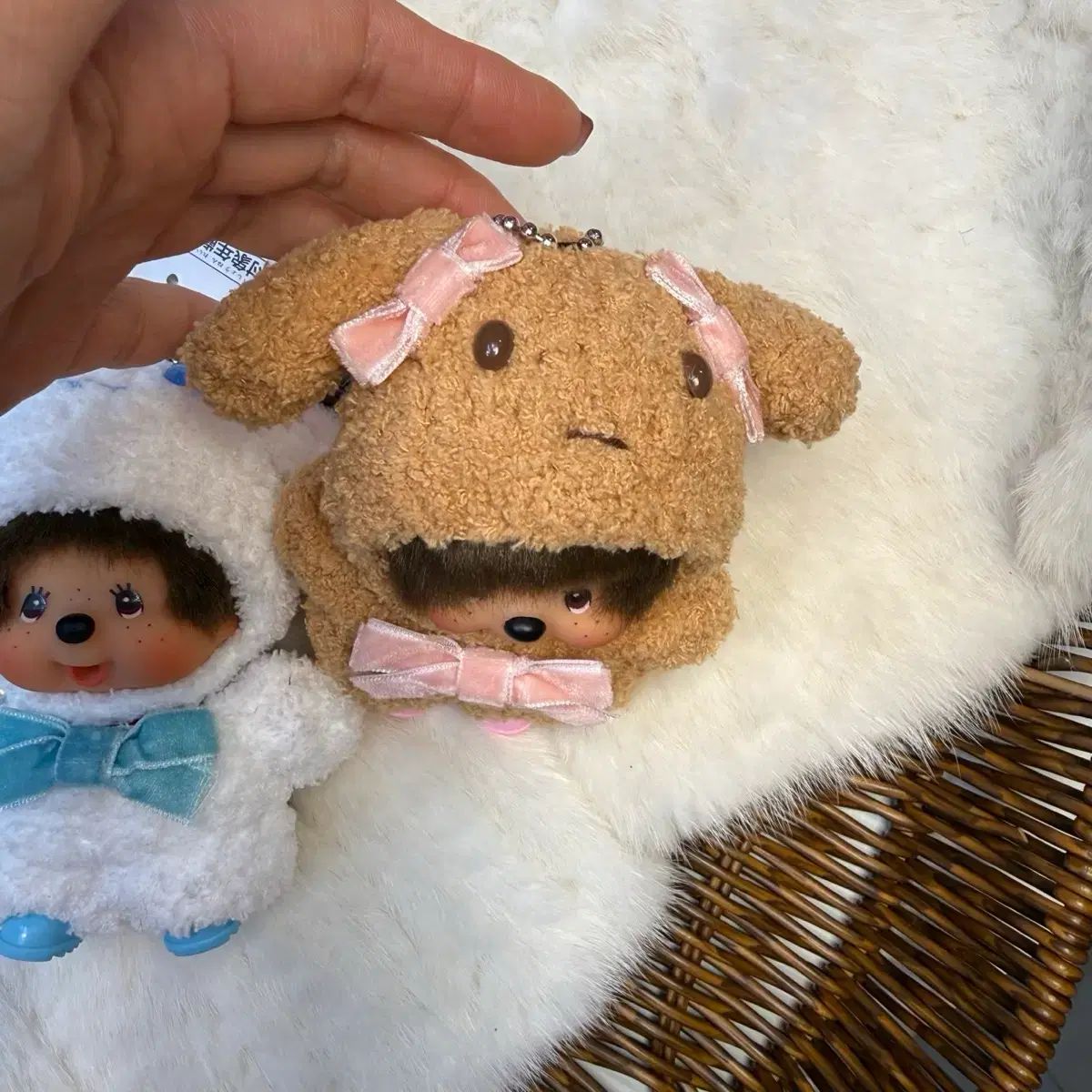大きいサイズ モンチッチ 男の子 キーホルダー + シナモロール 服 セット