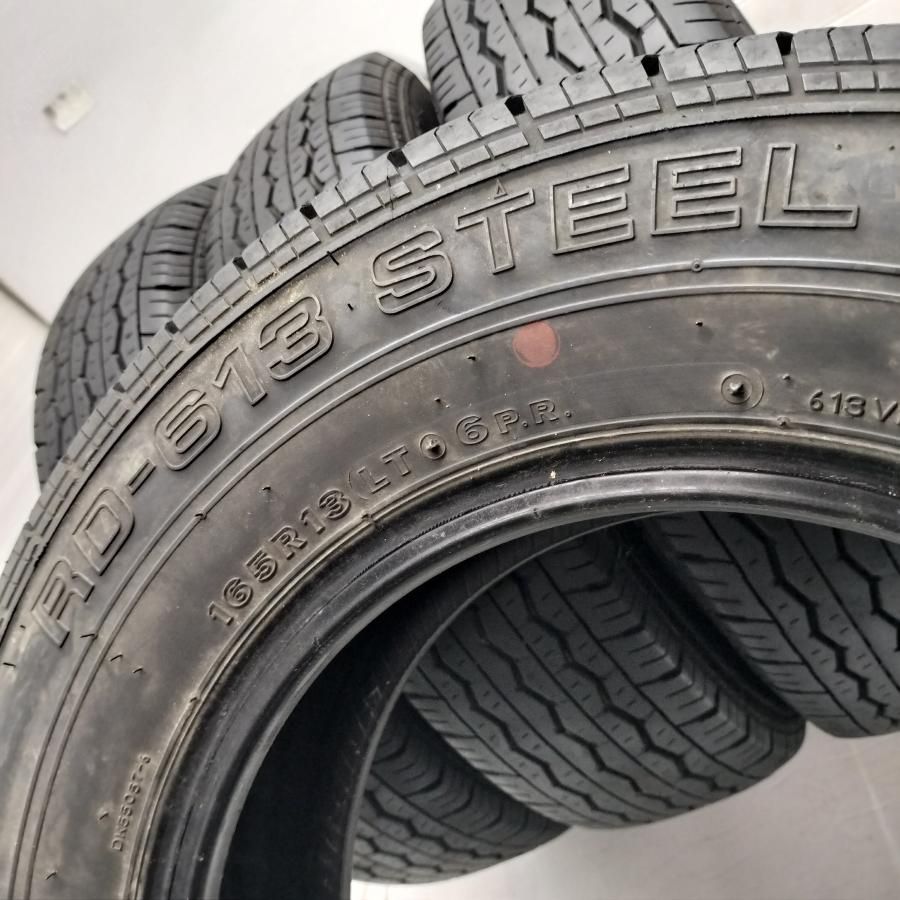 ◆本州・四国は送料無料◆ <ノーマルタイヤ 4本> 165R13 6PR LT ブリヂストン RD-613スチール 70〜75% 2020年製 プロボックス 中古 ◆本州・四国は送料無料◆ <ノーマルタイヤ 4本> 165R13 6PR LT ブリヂストン RD-613スチール 70〜75% 2020年製 プロボックス 中古