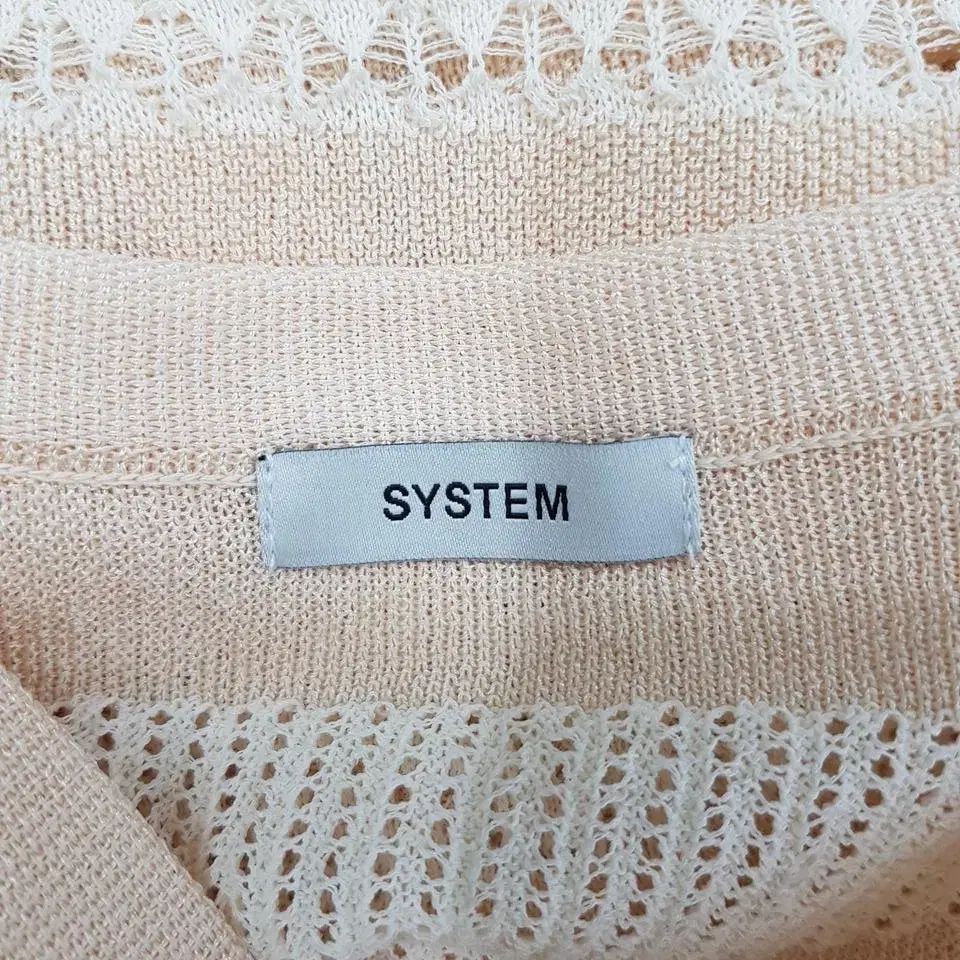 The HANDSOME SYSTEM 2022 シースルー パール ボタン カーディガン Fサイズ The HANDSOME SYSTEM 2022 シースルー パール ボタン カーディガン Fサイズ