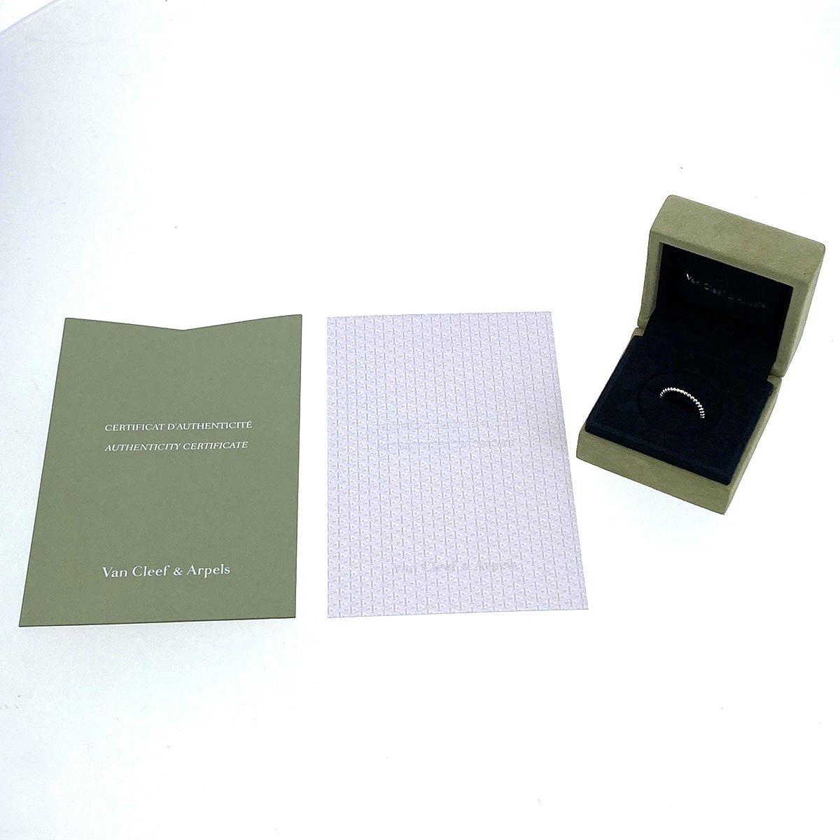 Van Cleef & Arpels ヴァンクリーフ＆アーペル ペルレ スモール 750WG 55 リング・指輪 VCARN31755 レディース 約14号 K18ホワイトゴールド ホワイトゴールド 中古
