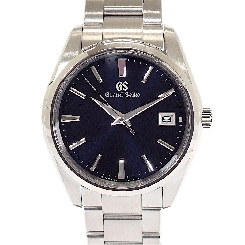 グランドセイコー Grand Seiko ヘリテージコレクション SBGP013 腕時計 ステンレススチール ネイビー 日本製クオーツ ネイビー文字盤 メンズ ビジネス ギフト JAPAN 人気【中古】【Aランク】