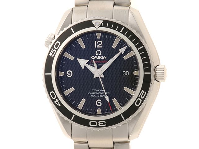 OMEGA オメガ シーマスター プラネットオーシャン 007リミテッドエディション 222.30.46.20.01.001 腕時計 ステンレススチール ブラック 自動巻き メンズ【中古】