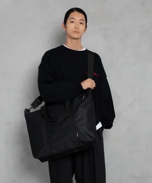 新品未使用【ADAMPATEK/アダムパテック】firm polyester tote bag【AP2429025】 新品未使用【ADAMPATEK/アダムパテック】firm polyester tote bag【AP2429025】