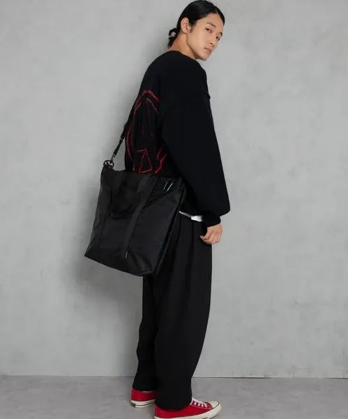 新品未使用【ADAMPATEK/アダムパテック】firm polyester tote bag【AP2429025】 新品未使用【ADAMPATEK/アダムパテック】firm polyester tote bag【AP2429025】