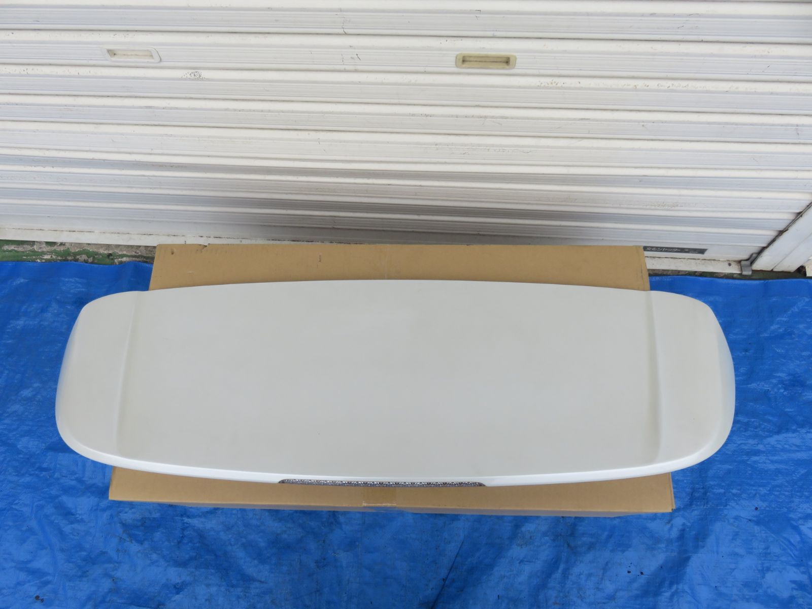 LK1445* レガシィ/ワゴン BP5/後期 リアスポイラー リアウイング ルーフスポイラー /純正 96031AG030 37Jサテンホワイト /BP9 BPE