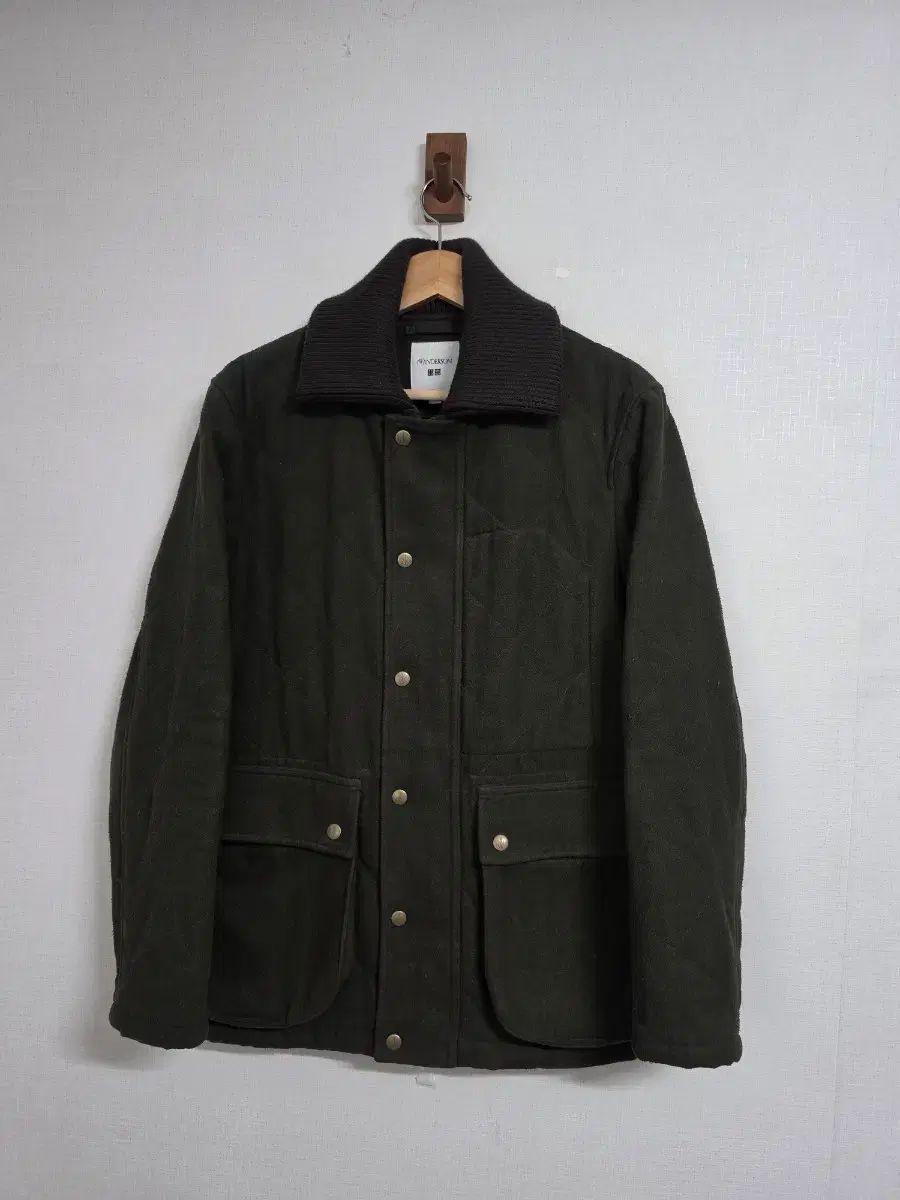 JW Kinloch Anderson(キンロックアンダーソン) X UNIQLO(ユニクロ) キルティング ニット カラーネック ジャケット M