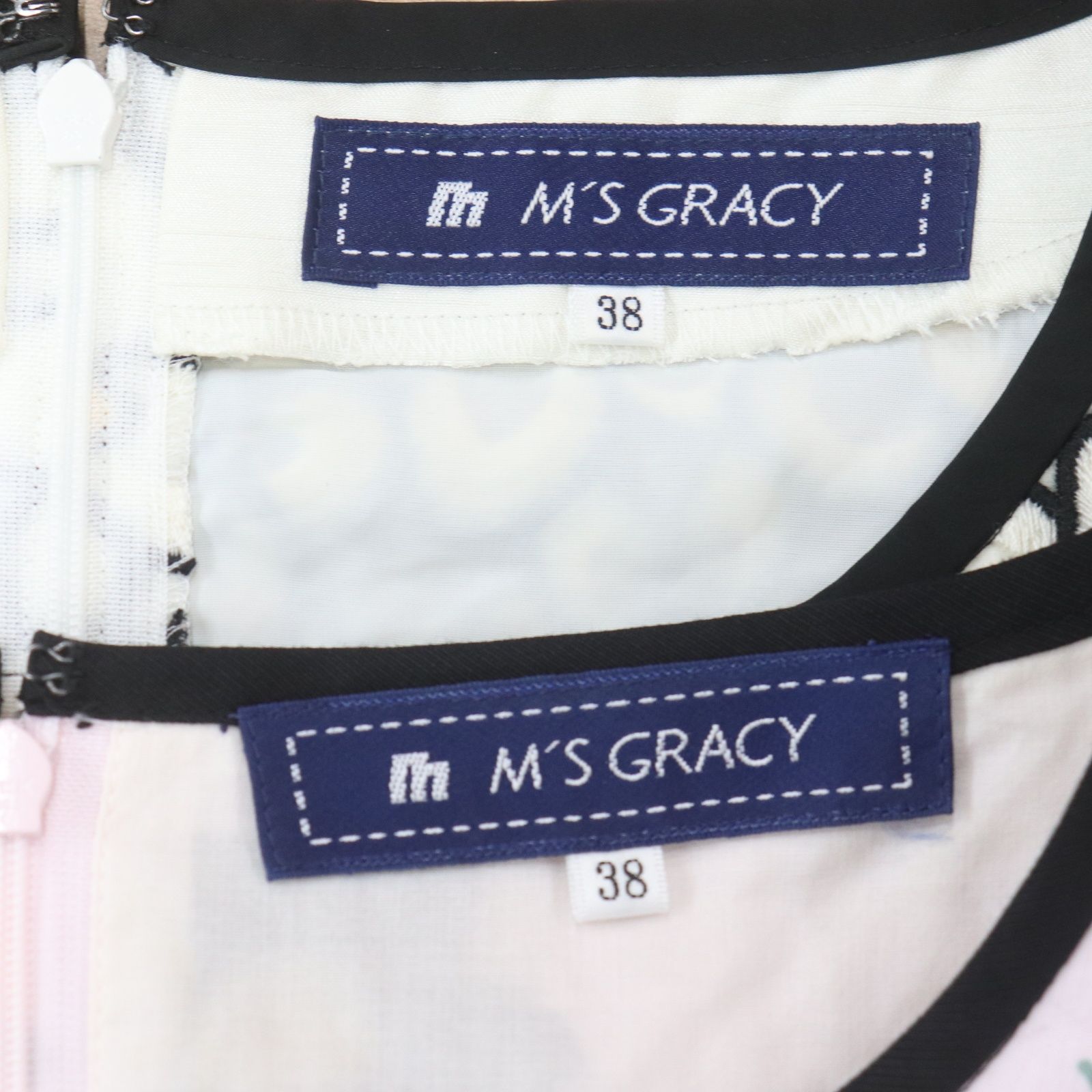 IT0JEOK3ZAJW M'S GRACY エムズグレイシー 花柄 ワンピース スカート 2点セット 白 ホワイト ピンク レディース サイズ38 IT0JEOK3ZAJW M'S GRACY エムズグレイシー 花柄 ワンピース スカート 2点セット 白 ホワイト ピンク レディース サイズ38