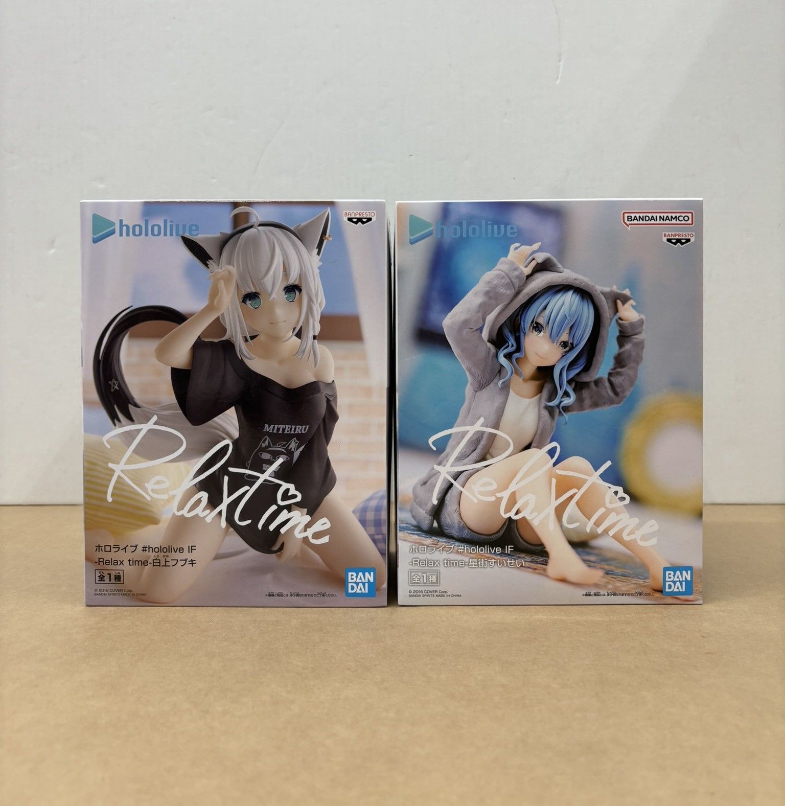 ホロライブ ＃hololive IF -Relaxtime- 白上フブキ 星街すいせい フィギュア 2体セット 未開封 【WS1863-003】