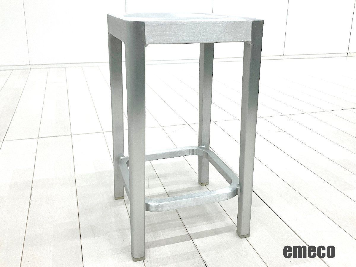 【未使用品】emeco /エメコ■Emeco Counter Stool / エメコ カウンター スツール■フィリップスタルク