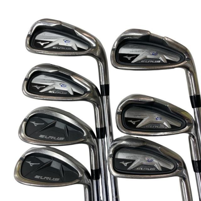 【中古】 ミズノ EURUS G6 7S アイアンセット IR FST 1170 (フレックスUNI) メンズ 男性用 右利き 右用 Cランク ゴルフクラブ