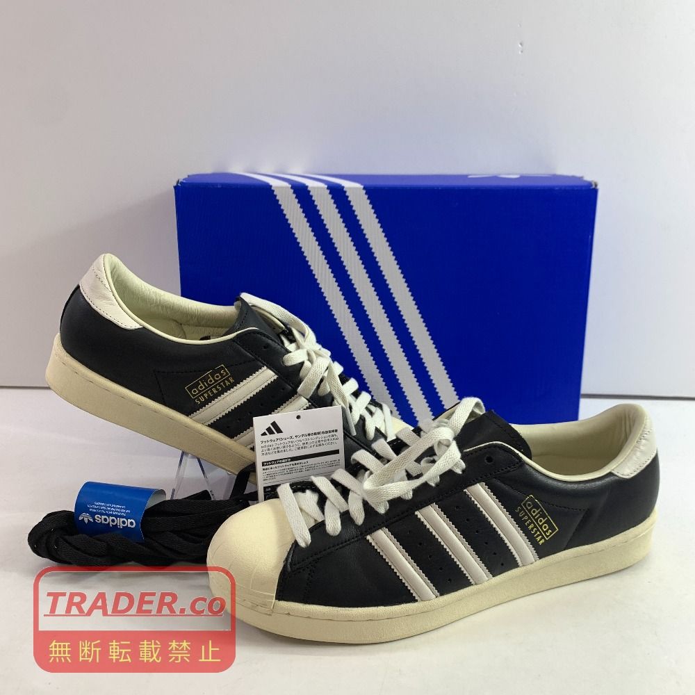 04w7140▽※【中古】adidas SUPERSTAR VINTAGE アディダス スーパースター ヴィンテージ CBLACK / CWHITE / CREWHT JQ3255 28cm スニーカー【八王子店】