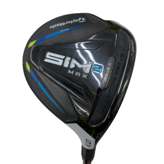 【中古】 テーラーメイド SIM2 MAX 5W フェアウェイウッド FW TENSEI BLUE TM50(SIM2 FW) (フレックスR) メンズ 男性用 右利き 右用 Cランク ゴルフクラブ