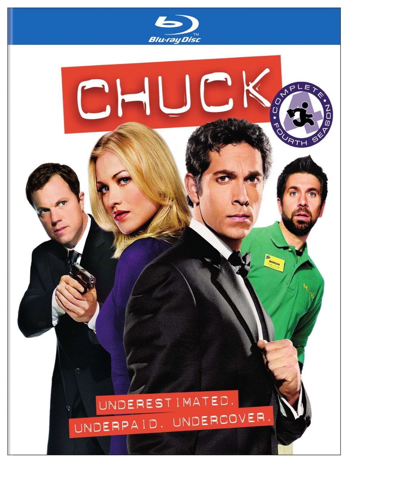 Chuck: Complete Fourth Season [Blu-ray]