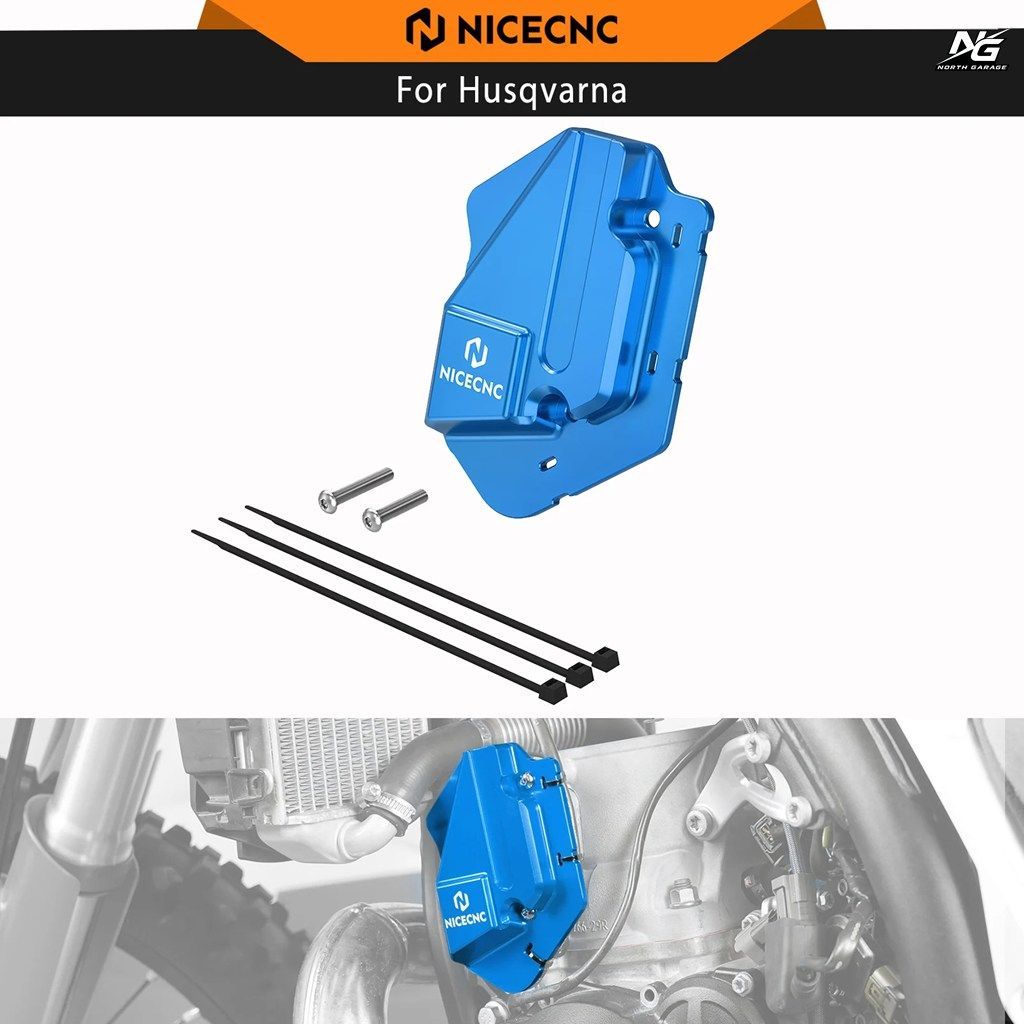 左パワーバルブカバーガード ハスクバーナ TE300 TE250 2024 TC125 TC250 TX300 2023-2024 KTM 250 300 EXC XCW 2024