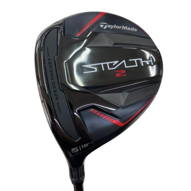 【中古】 テーラーメイド STEALTH2 5W レフティ フェアウェイウッド FW TENSEI RED TM50(STEALTH FW) (フレックスSR) メンズ 男性用 左利き レフティ 左用 Cランク ゴルフクラブ