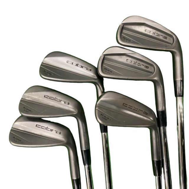 【中古】 コブラ KING FORGED CB/MB(ブラック)(2024) 6S アイアンセット IR リシャフト (フレックスその他) メンズ 男性用 右利き 右用 Cランク ゴルフクラブ