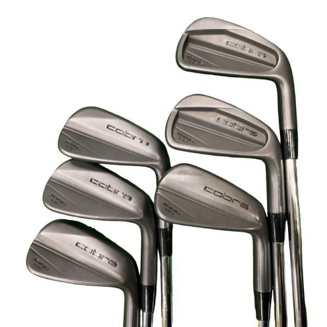 【中古】 コブラ KING FORGED CB/MB(ブラック)(2024) 6S アイアンセット IR Dynamic Gold EX TOUR ISSUE (フレックスS) メンズ 男性用 右利き 右用 Cランク ゴルフクラブ