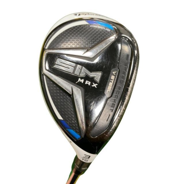 【中古】 テーラーメイド SIM MAX U3 ユーティリティ UT 純正特注シャフト (フレックスX) メンズ 男性用 右利き 右用 Cランク ゴルフクラブ