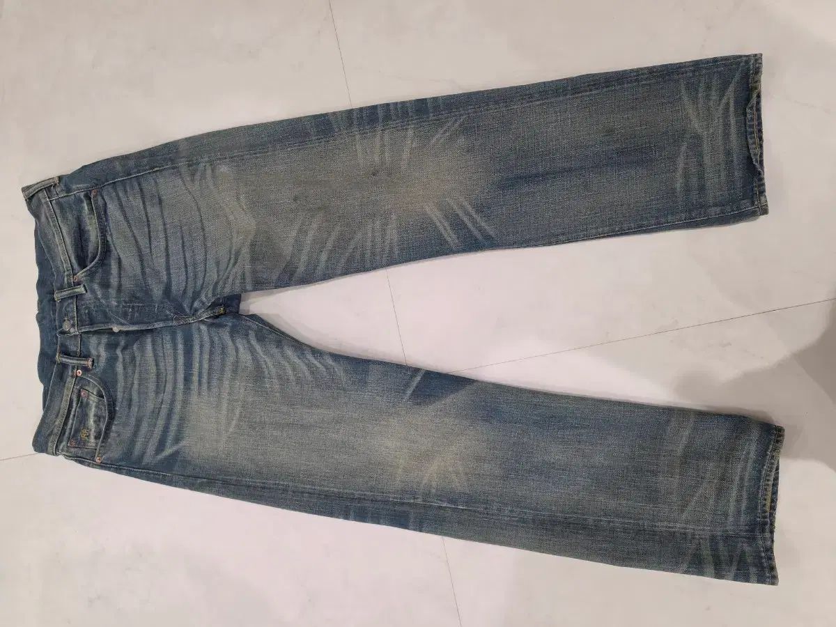 RRL ストレートフィット ミルナー セルビッジ ジーン 34-32