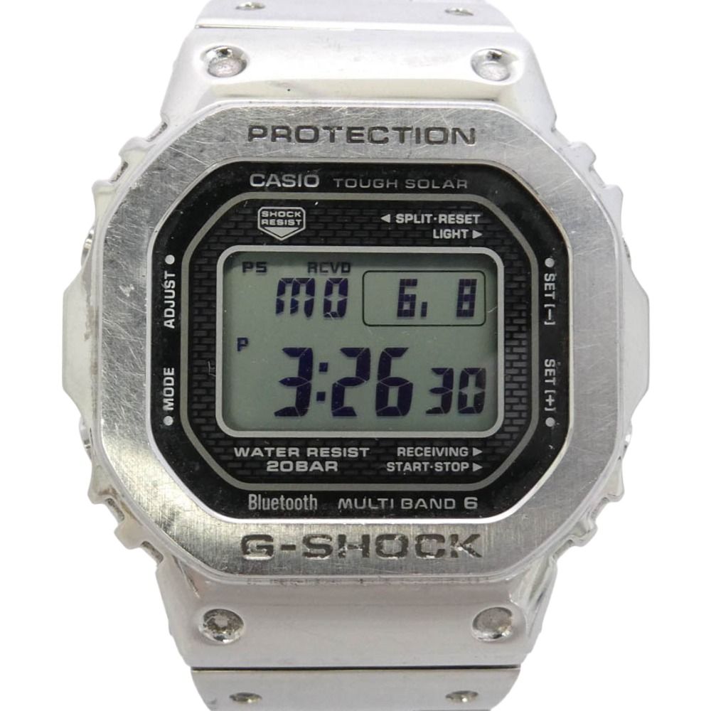 CASIO G-SHOCK カシオ ジーショック GMW-B5000D-1JF フルメタル ステンレス ソーラー 腕時計 デジタルウォッチ シルバー系【中古】 29,045円