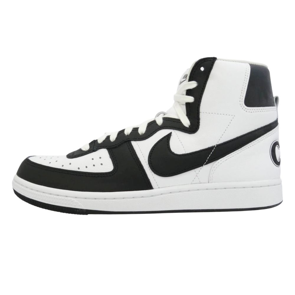 COMME des GARCONS HOMME PLUS コムデギャルソンオムプリュス FD4159-101 × Nike Terminator High Black ナイキ ターミネーター ハイ ホワイト系 ブラック系 28cm【極上美品】【中古】